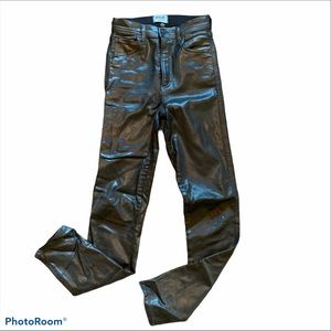 Agolde Leather Jeans